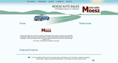 Desktop Screenshot of moeszautosales.com