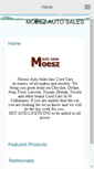 Mobile Screenshot of moeszautosales.com
